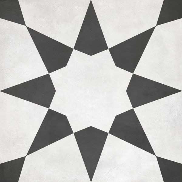 mariestelle様 Form 8x8 Deco Stellar Glazed Porcelain Matte Monochrome