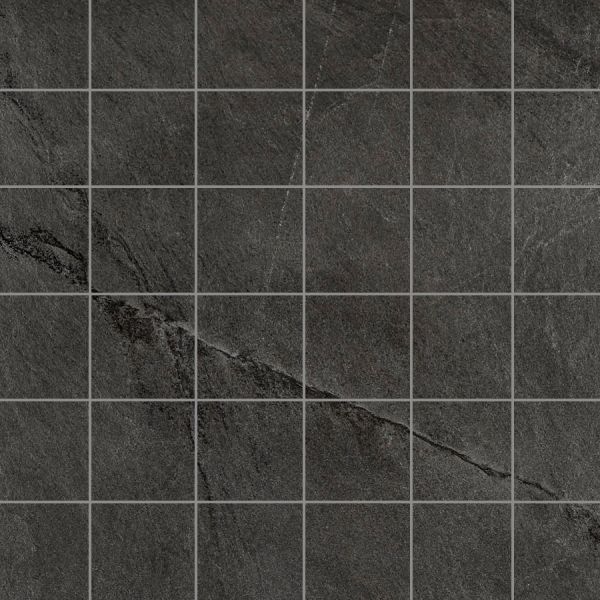 X Rock 2x2 Mosaics Night Through Body Porcelain Matte - Rectified