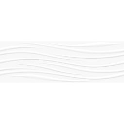 Mache | 12"x 36" Ribbon White Décor