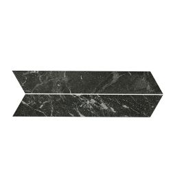 Roma Chevron | 3"x 18" Grafite Matte - CLEARANCE