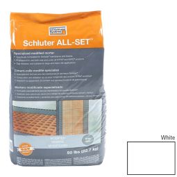 All Set White 50 Lbs Schluter