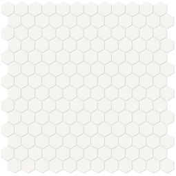 Soho Vintage | 1" Hexagon Canvas White