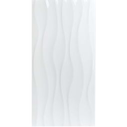 White Décor | 12"x 24" White Wavy White