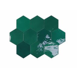 Zellige Hexa | 4" x 5" Emerald Hexagon - CLEARANCE
