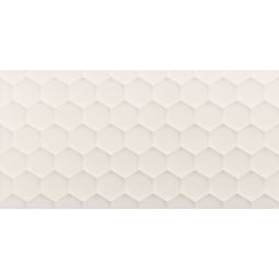 4D Max | 16"x 32" White Hexagon
