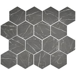 Alps Hex - 3" Hexagon (10"x 11 1/2" Mesh Sheet) Nero