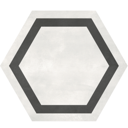 Form | 7"x 8" Hexagon Frame Ivory