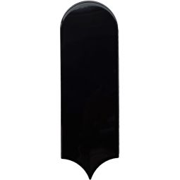 Fan | Black 3"x 8" Gloss