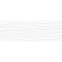 Mache | 12"x 36" Ribbon White Décor