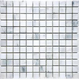 Bianco Venatino Marble | 1"x 1" Mosaics (12"x 12" mesh sheet) - CLEARANCE