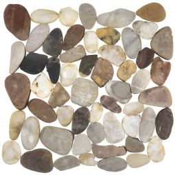 Pacific Beach Pebbles | Sliced (12x12 mesh sheet) Ocean Blend