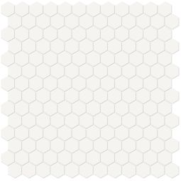 Soho Vintage | 1" Hexagon Canvas White