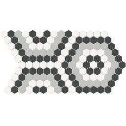 Soho Vintage | Hexagon Pattern (8"x 13" Sheet) Midnight Blend