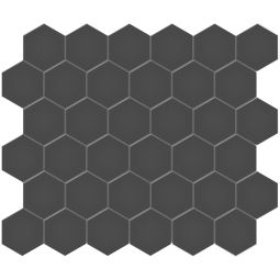 Soho Essentials | 2" Hexagon Retro Black