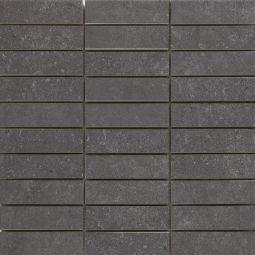 TruStone | 1"x 4" Black Mosaics Matte