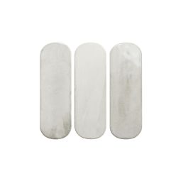 Ames Tile Calema Glazed Ceramic Wall Tile 2"x6" - Cloud Gloss Oval