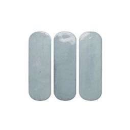 Ames Tile Calema Glazed Ceramic Wall Tile 2"x6" - Sky Oval Gloss