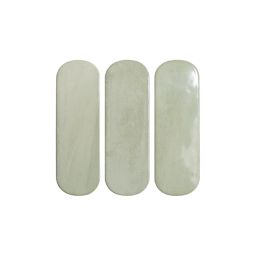 Ames Tile Calema Glazed Ceramic Wall Tile 2"x6" - Tea Oval Gloss
