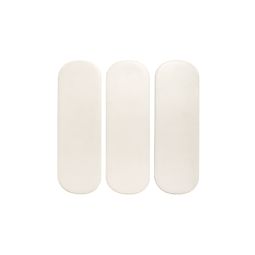Ames Tile Calema Glazed Ceramic Wall Tile 2"x6" - White Matte Oval