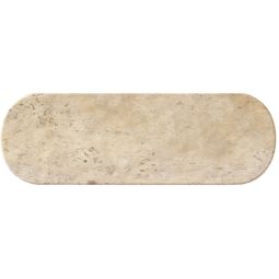 Cross Cut | 2" X 6" Walnut Oval 