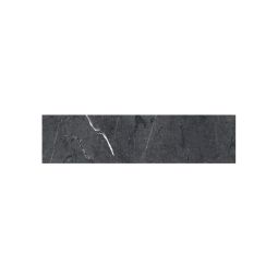 Ames Tile Classica Glazed Porcelain Tile 3x12" - Nero Marquina