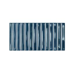 Ames Tile Colour Notes Ceramic Wall Tile 5"x10" - Indigo Bars