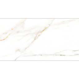 Ames Tile Cava Glazed Porcelain Tile 24"x48" - Bianco Polished CLEARANCE