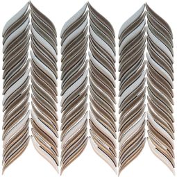 Folia And Atelier | 12 x 16" 3D Mosaic Folia Taupe