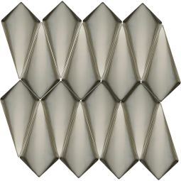 Katachi | White 13" X 14" Mosaic