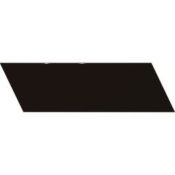 Lloyd | 2"x 8" Left Black Gloss - CLEARANCE