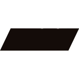 Lloyd | 2"x 8" Right Black Gloss - CLEARANCE