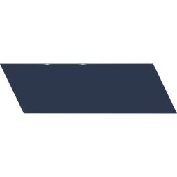 Lloyd | 2"x 8" Left Navy Gloss - CLEARANCE