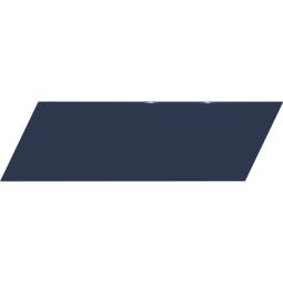 Lloyd | 2"x 8" Right Navy Gloss - CLEARANCE
