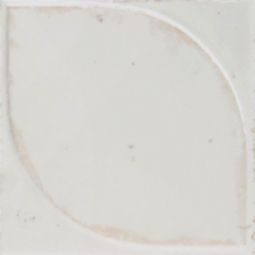 Lume Squared | 4" X 4" Bone 3D Dew Decor Gloss 