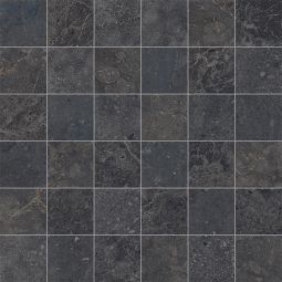 Stones | 2x2 (12x12 Mesh Sheet) Black Mosaic