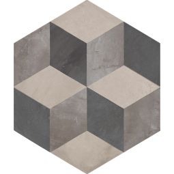 Terra | 10x8-1/2 Décor Cube Hexagon - CLEARANCE