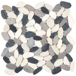 Zen Pebbles | 12"x 12" Tranquil Cool Flat